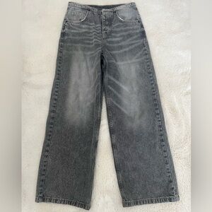 Zara Girls Charcoal Denim Pants